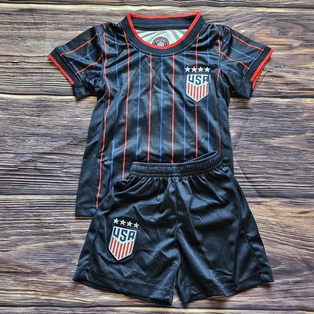 USA kid's soccer Jersey and shorts